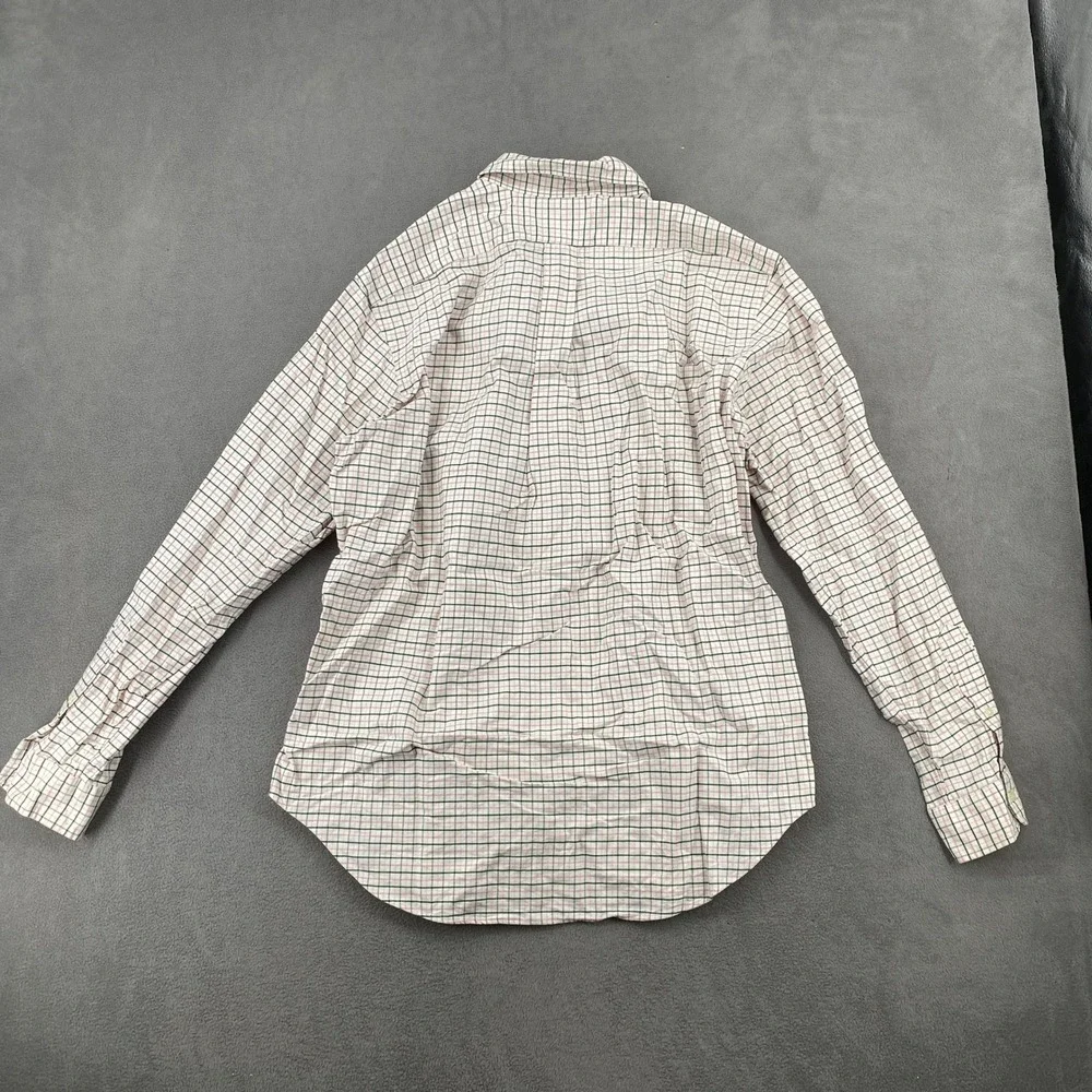Ralph Lauren Mens Classic Fit Tattersall Check Button Down Shirt Pink Green L